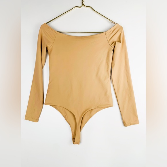 nuuds WOMEN'S OFF THE SHOULDER BODYSUIT oat - Picture 3 of 4